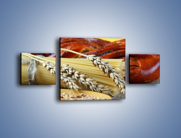 Obraz na płótnie – Chleb pszenno-kukurydziany – trzyczęściowy JN090W4