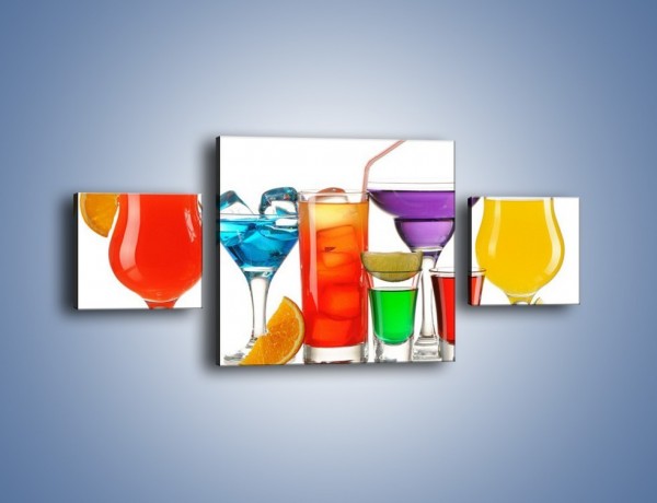 Obraz na płótnie – Wakacyjne party z alkoholem – trzyczęściowy JN092W4