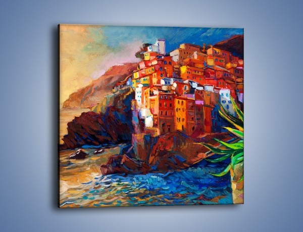 Obraz na płótnie – Portugalia okiem malarza – jednoczęściowy kwadratowy GR579