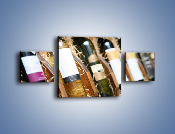 Obraz na płótnie – Kolekcja win – trzyczęściowy JN212W4