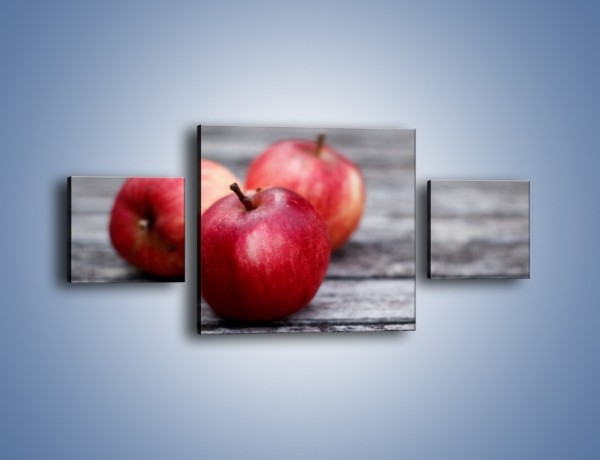 Obraz na płótnie – Jabłkowe zdrowie – trzyczęściowy JN296W4