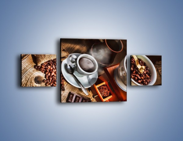 Obraz na płótnie – Smaki kawy dla dorosłych – trzyczęściowy JN313W4