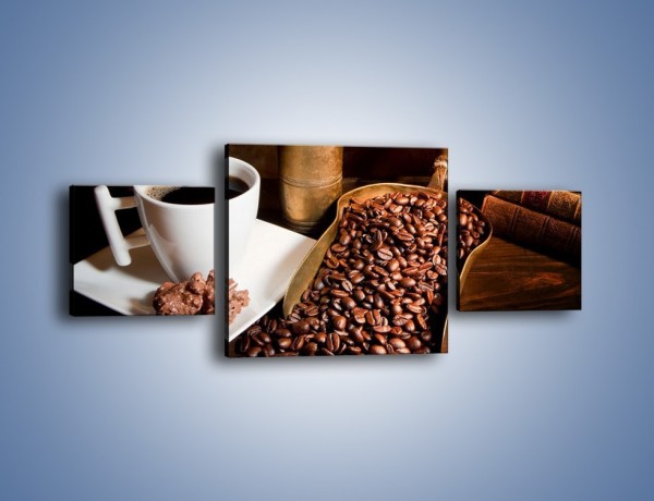Obraz na płótnie – Opowieści przy mocnej kawie – trzyczęściowy JN360W4