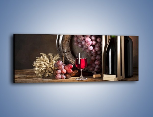 Obraz na płótnie – Elegancki prezent dla winnego smakosza – jednoczęściowy panoramiczny JN143