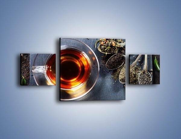 Obraz na płótnie – Herbata i inne dodatki – trzyczęściowy JN596W4