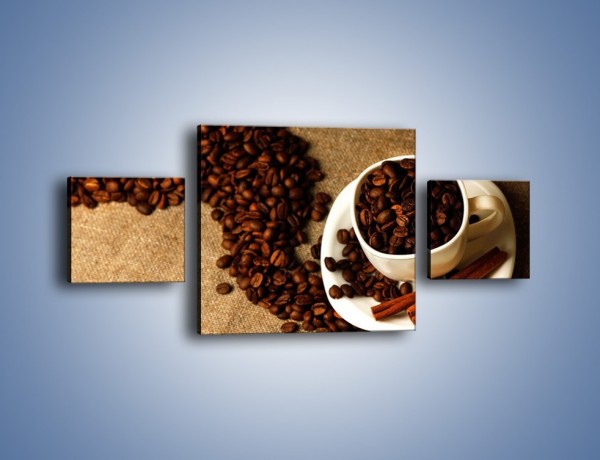Obraz na płótnie – Kierunek w stronę kawy – trzyczęściowy JN643W4