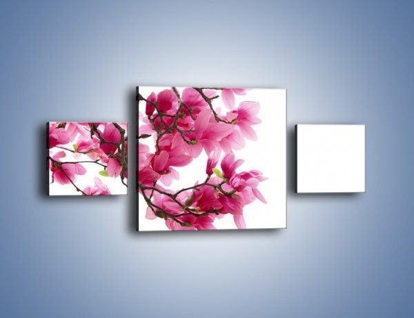 Obraz na płótnie – Kwiat wiśni na drzewie – trzyczęściowy K003W4