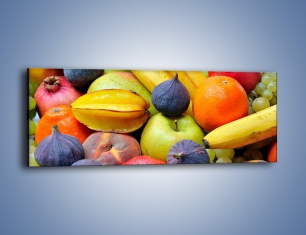 Obraz na płótnie – Owocowe kolorowe witaminki – jednoczęściowy panoramiczny JN173
