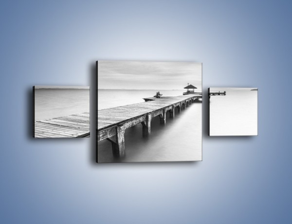 Obraz na płótnie – Most w sepii – trzyczęściowy KN1355AW4