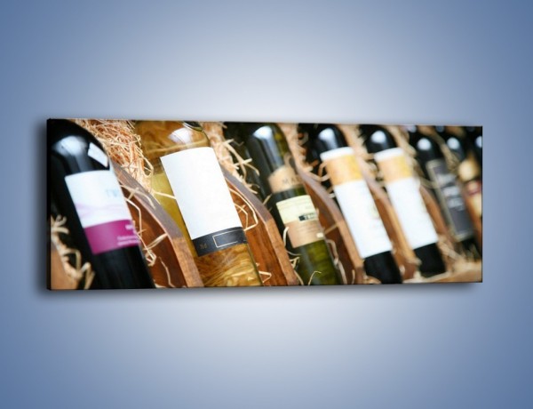Obraz na płótnie – Kolekcja win – jednoczęściowy panoramiczny JN212