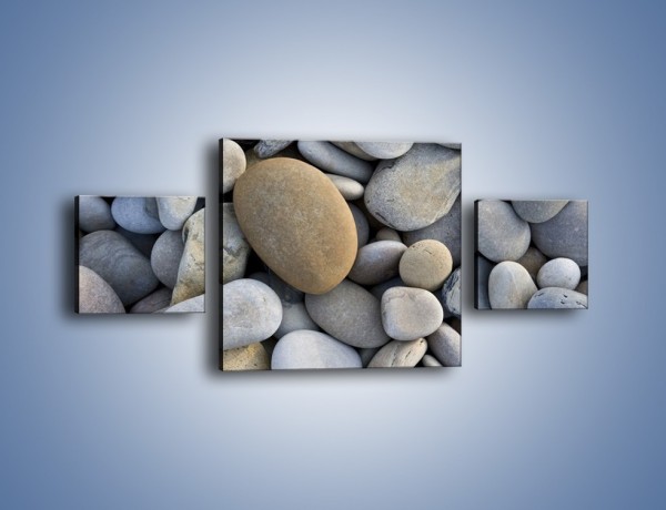 Obraz na płótnie – Kamienie duże i małe – trzyczęściowy O006W4
