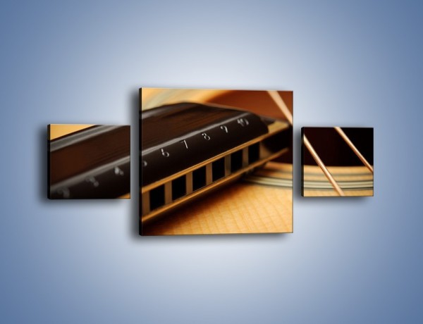 Obraz na płótnie – Instrumenty z drewna – trzyczęściowy O108W4
