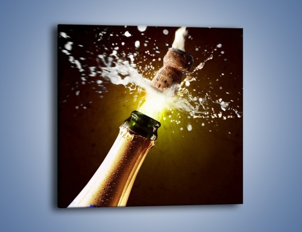 Obraz na płótnie – Wystrzał korka od szampana – jednoczęściowy kwadratowy JN008