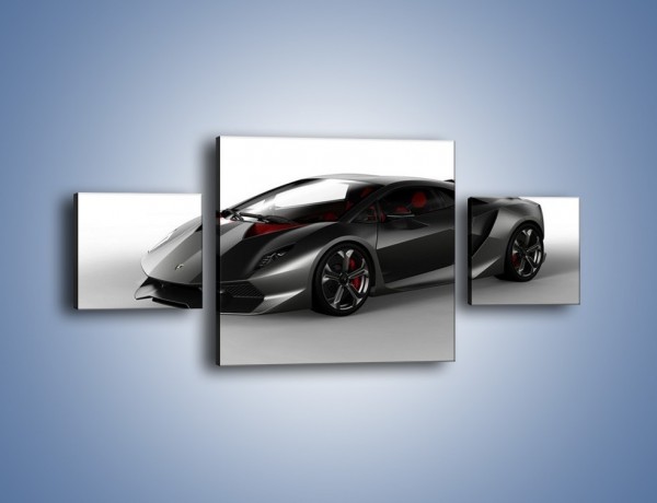 Obraz na płótnie – Lamborghini Sesto Elemento Concept – trzyczęściowy TM060W4