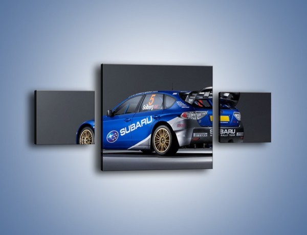 Obraz na płótnie – Subaru World Rally Team – trzyczęściowy TM086W4