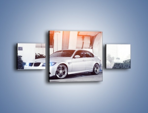 Obraz na płótnie – BMW 3 E90 – trzyczęściowy TM112W4