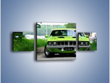 Obraz na płótnie – Plymouth Barracuda – trzyczęściowy TM130W4