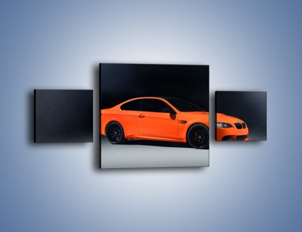 Obraz na płótnie – BMW M3 E92 Coupe Orange – trzyczęściowy TM168W4