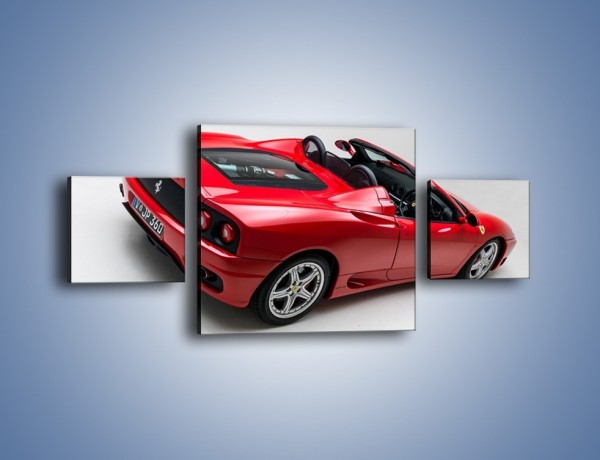 Obraz na płótnie – Ferrari 360 Spider – trzyczęściowy TM182W4
