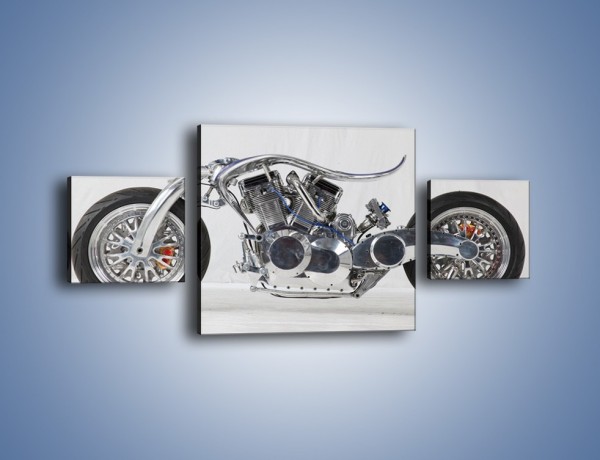 Obraz na płótnie – Niepowtarzalny motocykl – trzyczęściowy TM228W4
