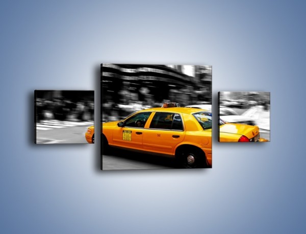 Obraz na płótnie – Taxi w Nowym Jorku – trzyczęściowy TM230W4