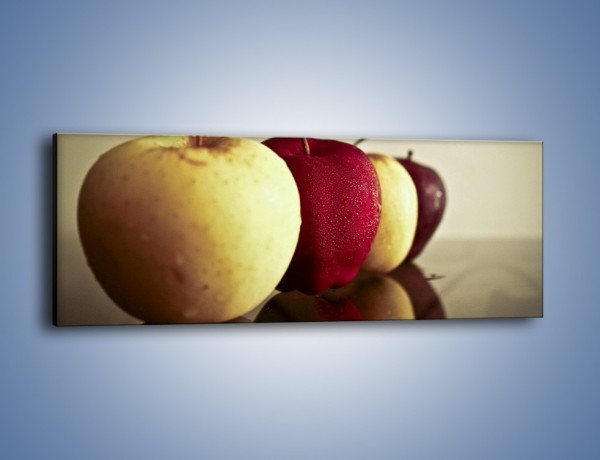 Obraz na płótnie – Jabłuszkowe smaki dzieciństwa – jednoczęściowy panoramiczny JN267