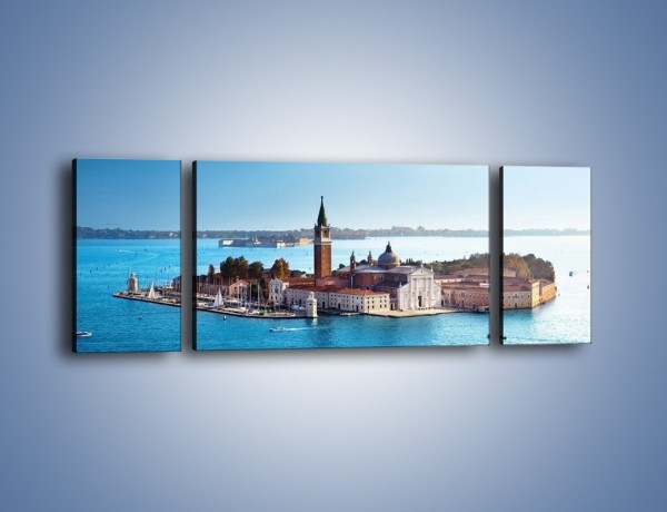Obraz na płótnie – Wyspa San Giorgio Maggiore – trzyczęściowy AM380W5