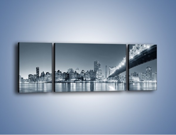 Obraz na płótnie – Panorama Nowego Yorku – trzyczęściowy AM439W5