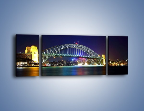 Obraz na płótnie – Sydney Harbour Bridge – trzyczęściowy AM629W5