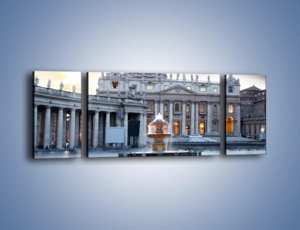 Obraz na płótnie – Bazylika św. Piotra w Watykanie – trzyczęściowy AM722W5