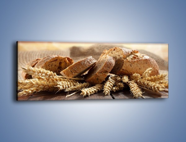 Obraz na płótnie – Świeży pszenny chleb – jednoczęściowy panoramiczny JN287