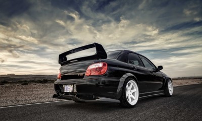 Czarne Subaru Impreza WRX Sti - TM133