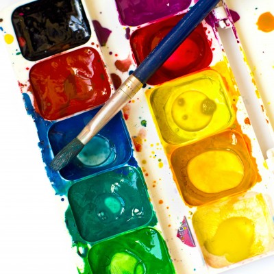 Kolorowy świat malowany farbami - O116