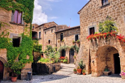 Romantyczna uliczka we Włoszech - AM533