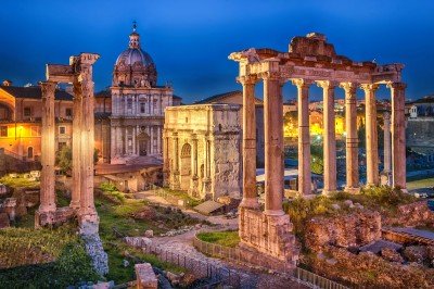Ruiny Forum Romanum w Rzymie - AM730