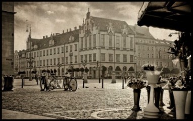 Rynek Starego Miasta w stylu vintage - AM138