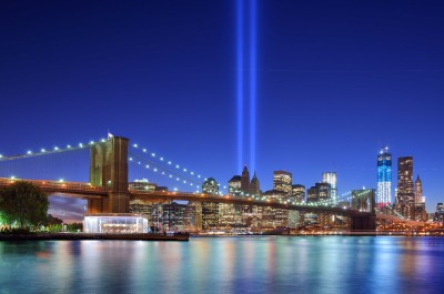 Świetlne kolumny w Nowym Jorku - AM757