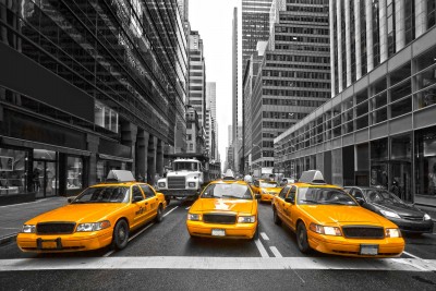 Żółte taksówki na Manhattanie - TM220